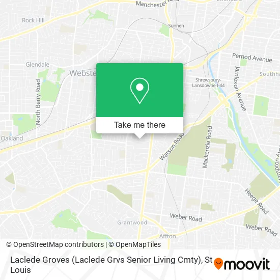 Laclede Groves (Laclede Grvs Senior Living Cmty) map