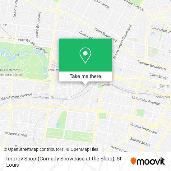 Mapa de Improv Shop (Comedy Showcase at the Shop)