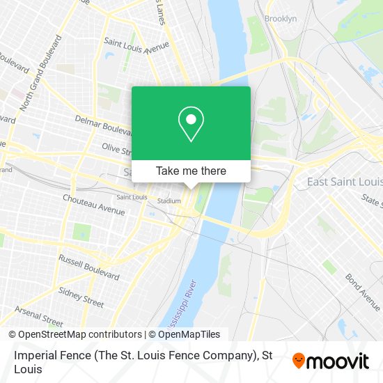 Imperial Fence (The St. Louis Fence Company) map