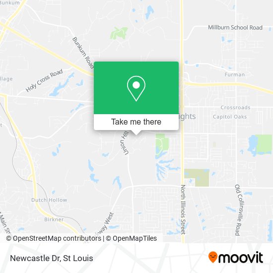 Mapa de Newcastle Dr