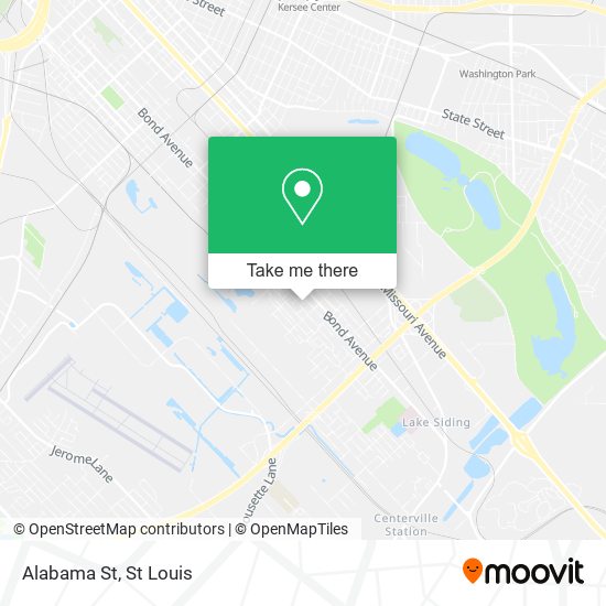 Mapa de Alabama St