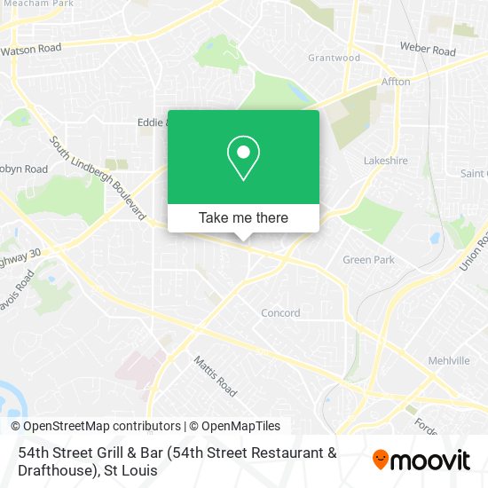 54th Street Grill & Bar (54th Street Restaurant & Drafthouse) map