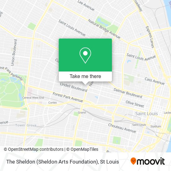 The Sheldon (Sheldon Arts Foundation) map