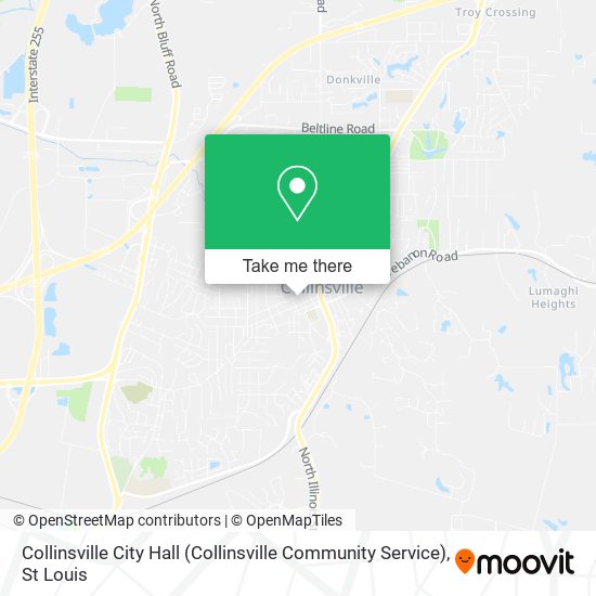 Mapa de Collinsville City Hall (Collinsville Community Service)