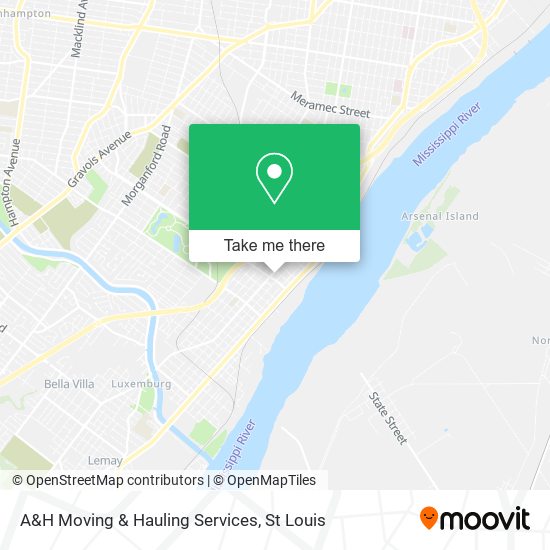 A&H Moving & Hauling Services map