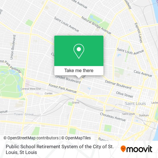 Public School Retirement System of the City of St. Louis map