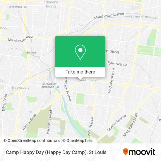 Camp Happy Day map