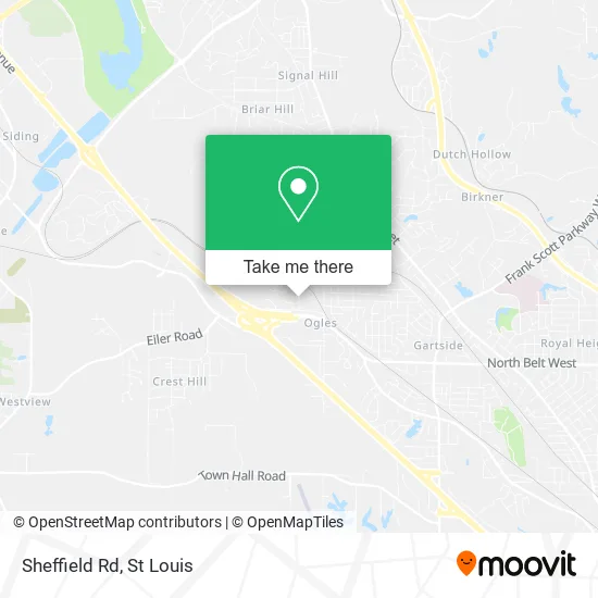 Mapa de Sheffield Rd