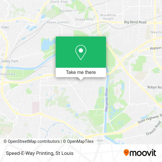 Speed-E-Way Printing map