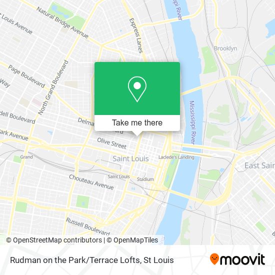 Mapa de Rudman on the Park / Terrace Lofts