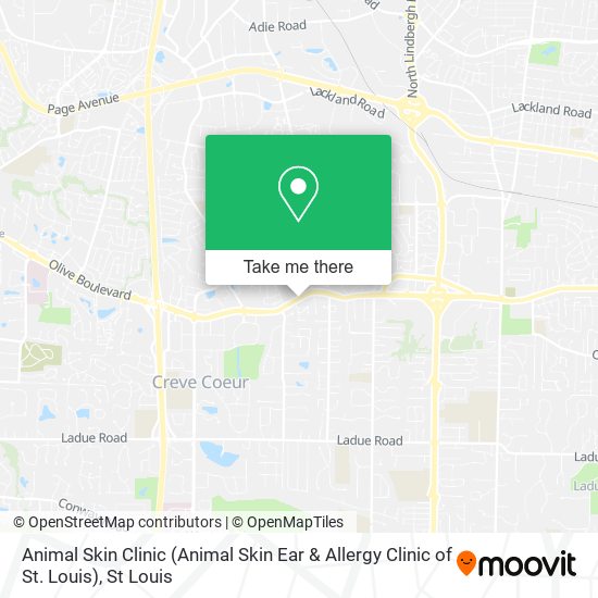 Mapa de Animal Skin Clinic (Animal Skin Ear & Allergy Clinic of St. Louis)