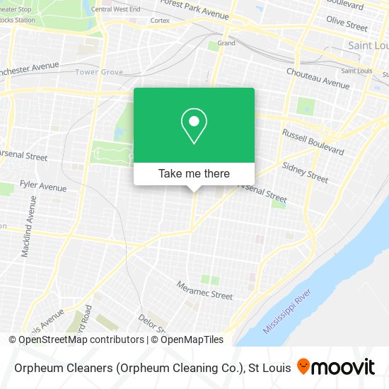 Mapa de Orpheum Cleaners (Orpheum Cleaning Co.)