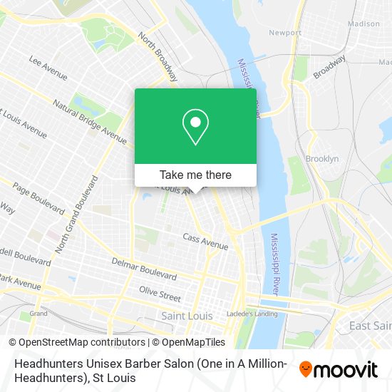 Mapa de Headhunters Unisex Barber Salon (One in A Million-Headhunters)