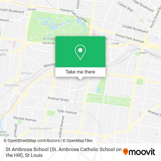 Mapa de St Ambrose School (St. Ambrose Catholic School on the Hill)