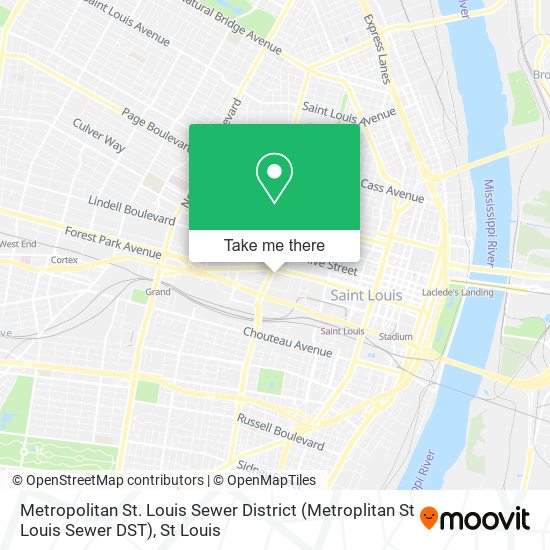 Mapa de Metropolitan St. Louis Sewer District (Metroplitan St Louis Sewer DST)