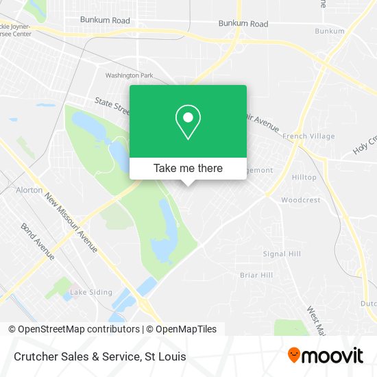 Crutcher Sales & Service map