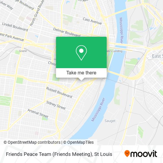 Mapa de Friends Peace Team (Friends Meeting)