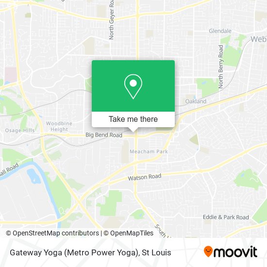 Mapa de Gateway Yoga (Metro Power Yoga)