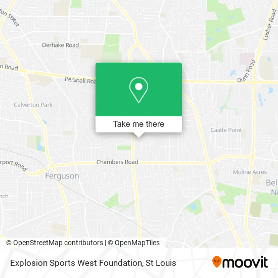 Mapa de Explosion Sports West Foundation