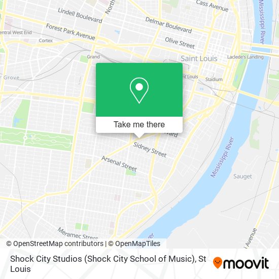 Shock City Studios (Shock City School of Music) map