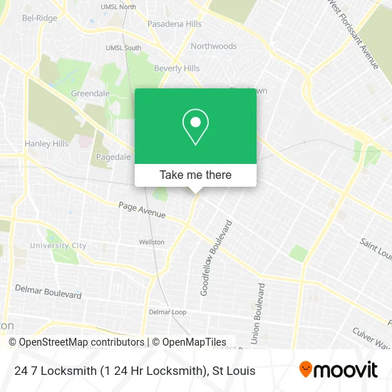 24 7 Locksmith (1 24 Hr Locksmith) map
