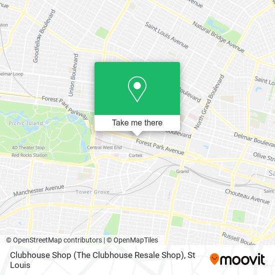 Clubhouse Shop (The Clubhouse Resale Shop) map