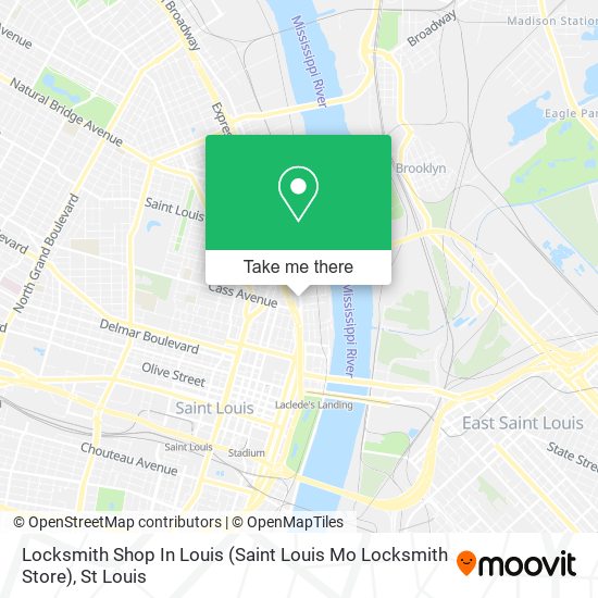 Locksmith Shop In Louis (Saint Louis Mo Locksmith Store) map