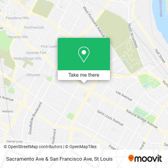 Sacramento Ave & San Francisco Ave map
