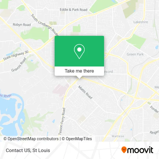 Mapa de Contact US