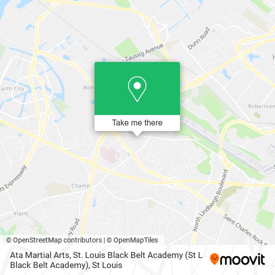 Mapa de Ata Martial Arts, St. Louis Black Belt Academy (St L Black Belt Academy)