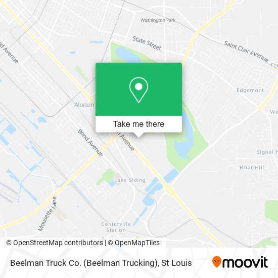 Mapa de Beelman Truck Co. (Beelman Trucking)