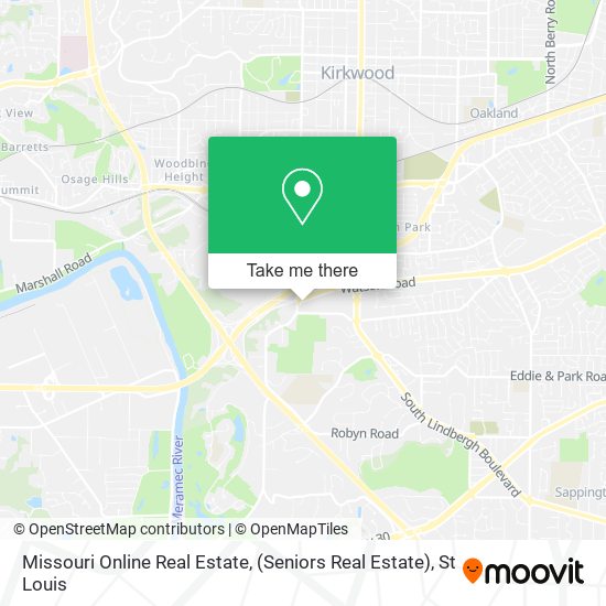 Missouri Online Real Estate, (Seniors Real Estate) map