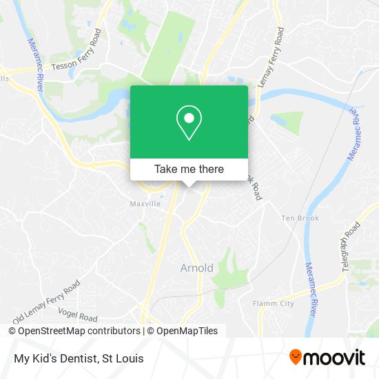 My Kid's Dentist map