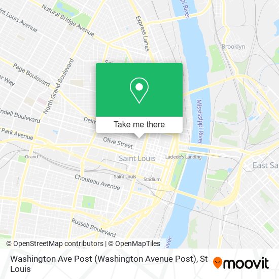 Washington Ave Post (Washington Avenue Post) map