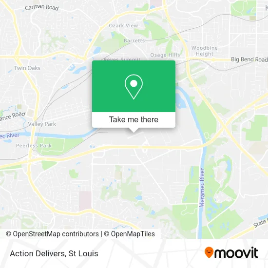 Action Delivers map