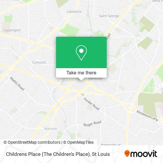 Mapa de Childrens Place (The Children's Place)