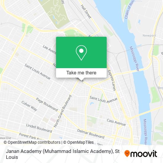 Mapa de Janan Academy (Muhammad Islamic Academy)