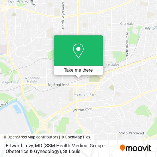 Edward Levy, MD (SSM Health Medical Group - Obstetrics & Gynecology) map