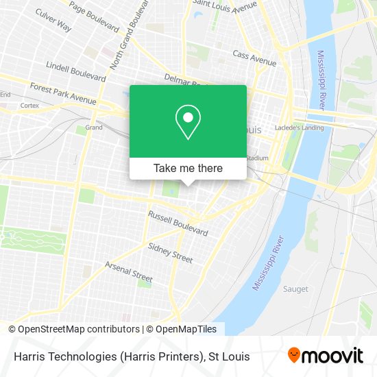 Mapa de Harris Technologies (Harris Printers)