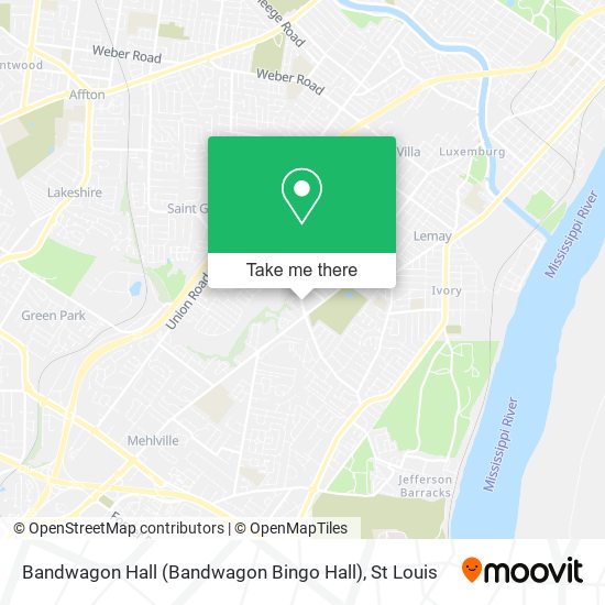 Mapa de Bandwagon Hall (Bandwagon Bingo Hall)