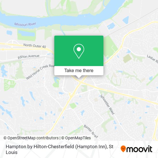 Hampton by Hilton-Chesterfield (Hampton Inn) map