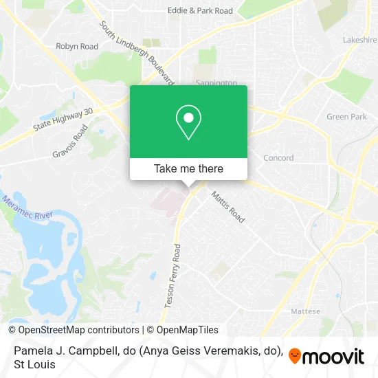 Pamela J. Campbell, do (Anya Geiss Veremakis, do) map