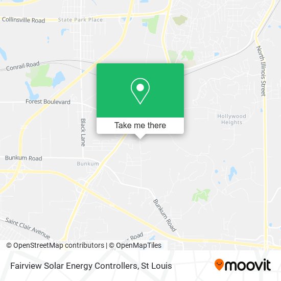 Fairview Solar Energy Controllers map