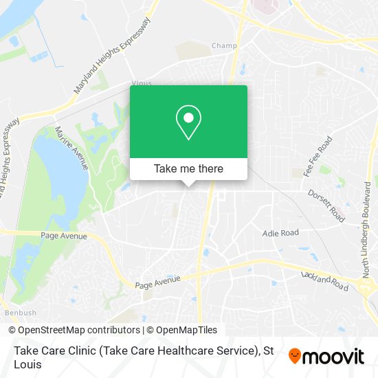 Mapa de Take Care Clinic (Take Care Healthcare Service)