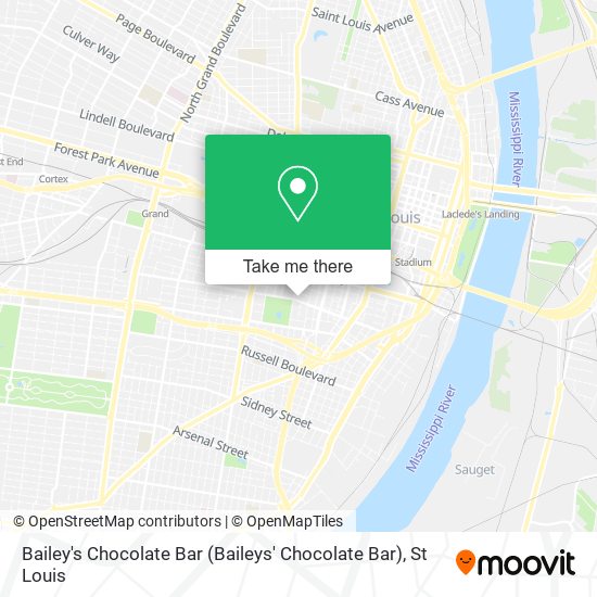 Bailey's Chocolate Bar (Baileys' Chocolate Bar) map