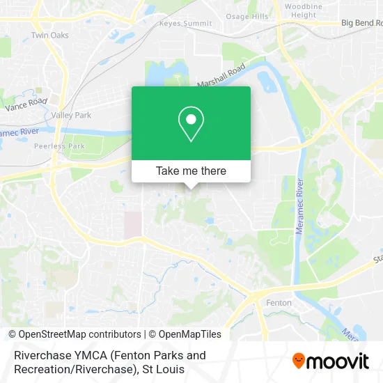 Mapa de Riverchase YMCA (Fenton Parks and Recreation / Riverchase)