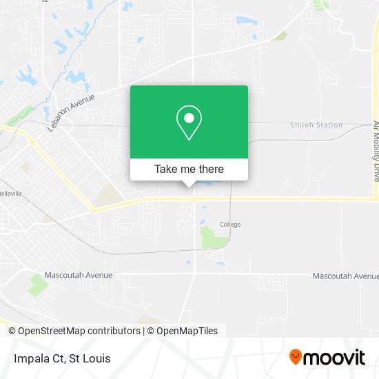 Mapa de Impala Ct