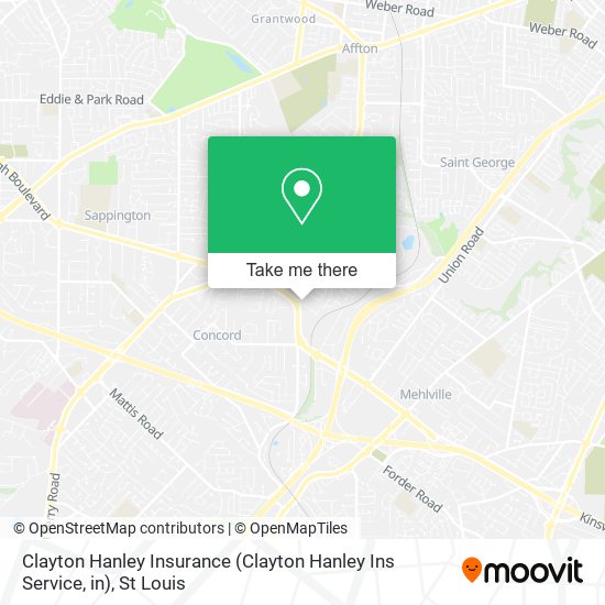 Mapa de Clayton Hanley Insurance (Clayton Hanley Ins Service, in)