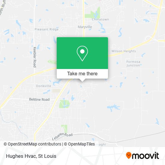 Hughes Hvac map