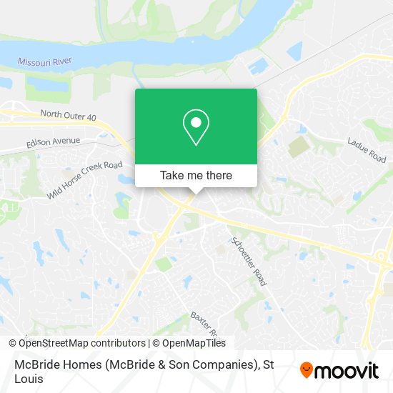 McBride Homes (McBride & Son Companies) map